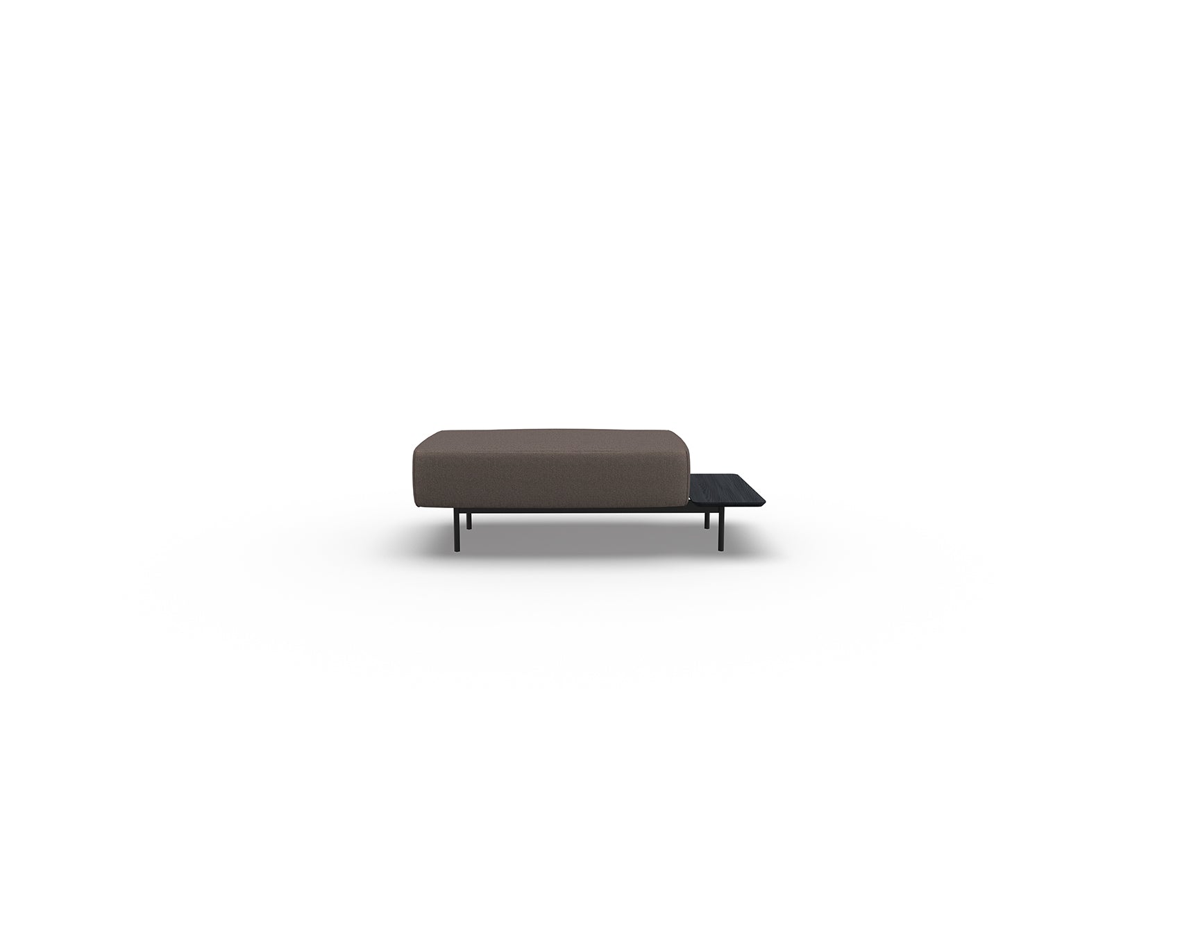 Noon Sofa Ottoman with Right Shelf